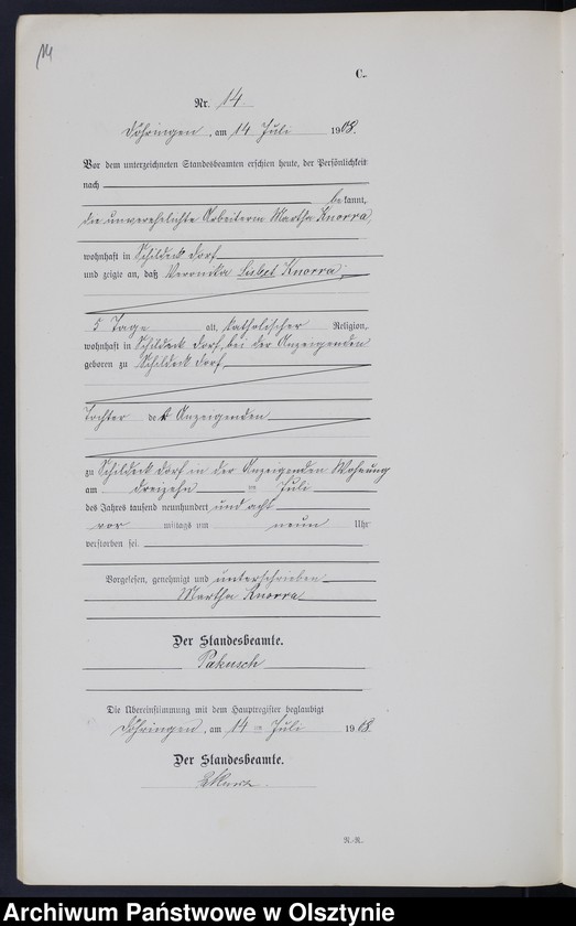 image.from.unit.number "Sterbe-Neben-Register Nr 1-26"