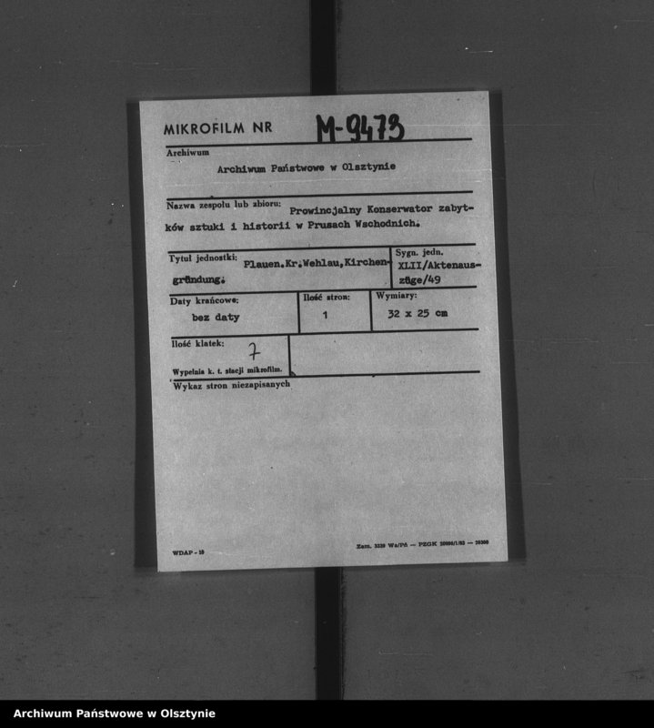 image.from.unit.number "Plauen, Kreis Wehlau, Kirchengründung"