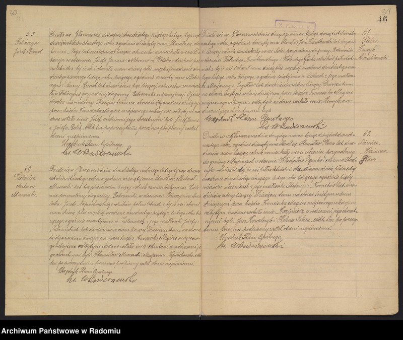 image.from.unit.number "Urząd Stanu Cywilnego w Głowaczowie Akta urodzeń, małżeństw, zgonów 1919 rok"