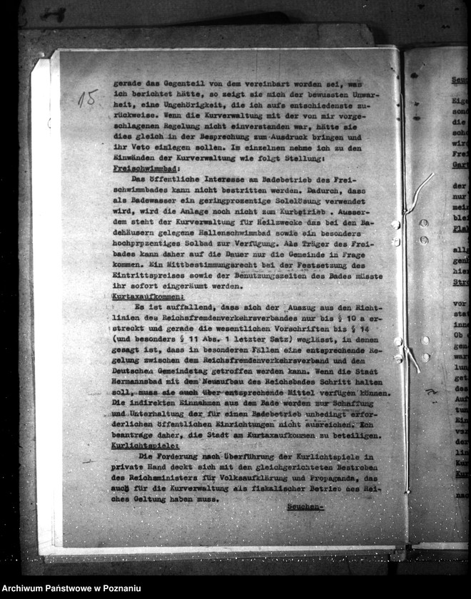 Obraz 20 z jednostki "Hermannsbad - Dienstaufsicht (Ciechocinek)"