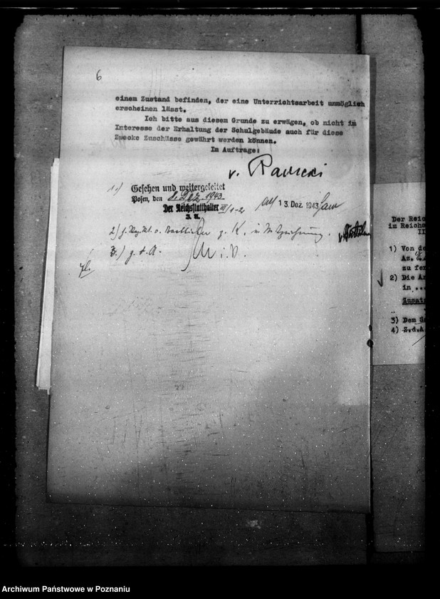 Obraz 10 z jednostki "Leel stehende Schulgebäude. Einsatz von Baracken"