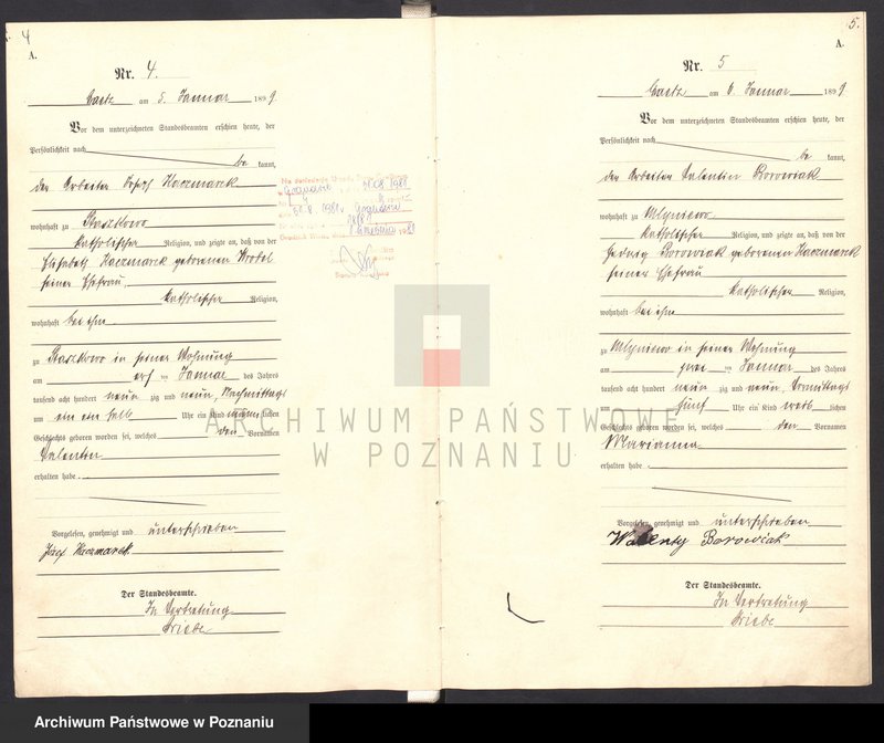 Obraz 5 z jednostki "Księga Akt Urodzenia"