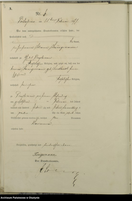 image.from.unit.number "Geburts-Haupt-Register Nr 1 - 43"