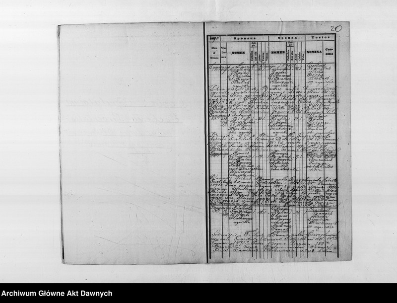 image.from.unit.number "Parafia: Dzików Stary. Dekanat: Lubaczów. Akta metrykalne urodzeń, ślubów i zgonów dla całej parafii."