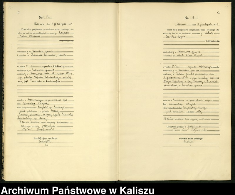 Obraz 12 z jednostki "[Księga zgonów]"