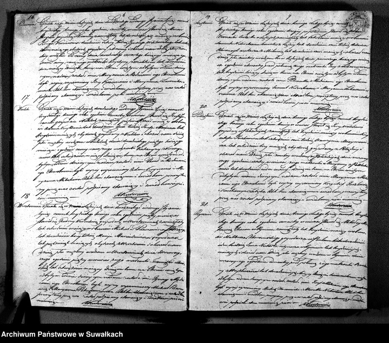 image.from.unit.number "Duplikat Aktów Urodzonych, Zaślubionych i Zeyscia Parafij Łozdzieyskiey Powiatu Seyneńskiego z Roku 1833"