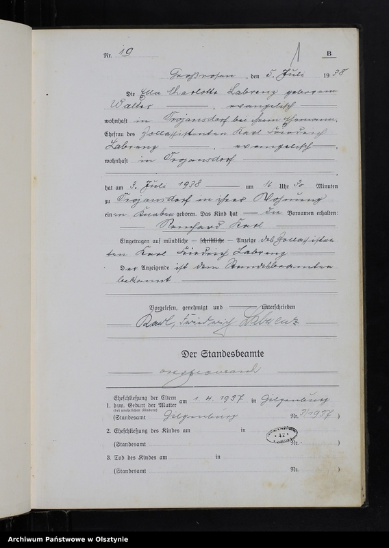 image.from.unit.number "Geburtenbuch Nr 19 - 34,1 - 25,1 - 27 i 1 - 21"
