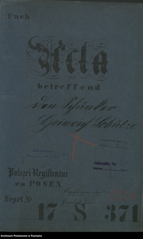 Obraz 12 z jednostki "A. betr. den Probst Ignaz Anders in Chytrowo bei Jaraczewo"