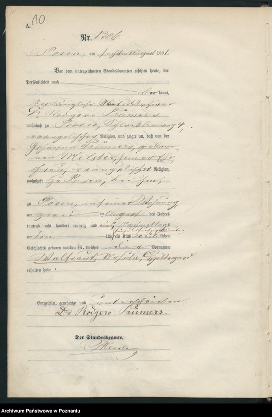 Obraz 13 z jednostki "Księga urodzeń t. IV"