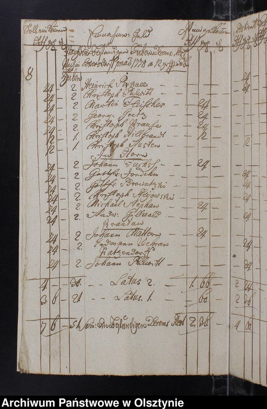 image.from.unit.number "Jahr Kirchen Rechnung aller Einnahme und Ausgabe, wie auch Bau-Rechnung /2 egz./"