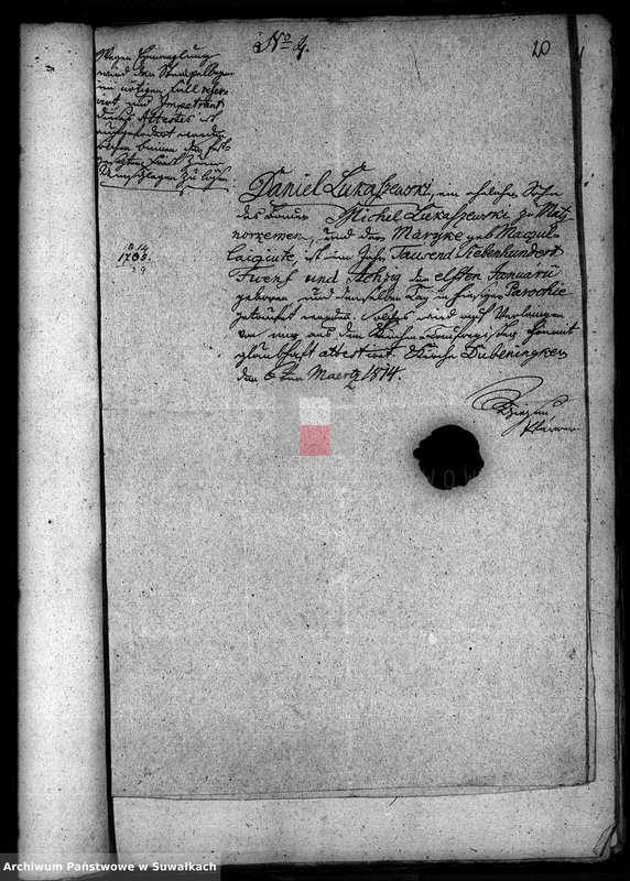 image.from.unit.number "Akta Stanu Cywilnego wyznania rzymsko-katolickiego w Filipowie Dokuemnty do akt małżeństw"