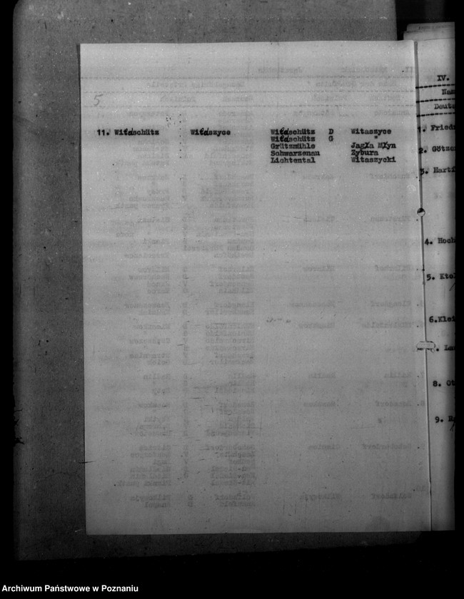 Obraz 9 z jednostki "Zmiany nazw miejscowości - Kreis Jarotschin, Jarocin"