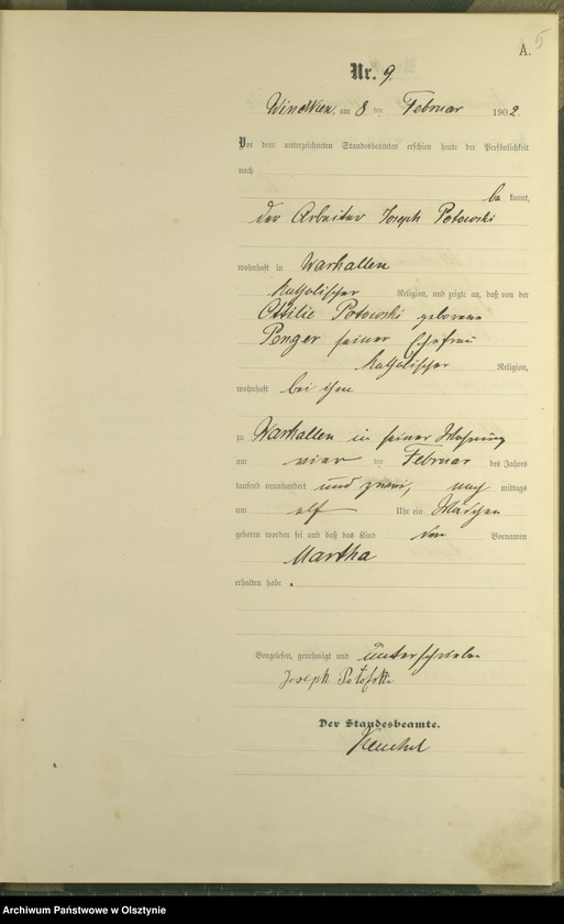 image.from.unit.number "Geburts-Haupt-Register Nr 5 - 84"