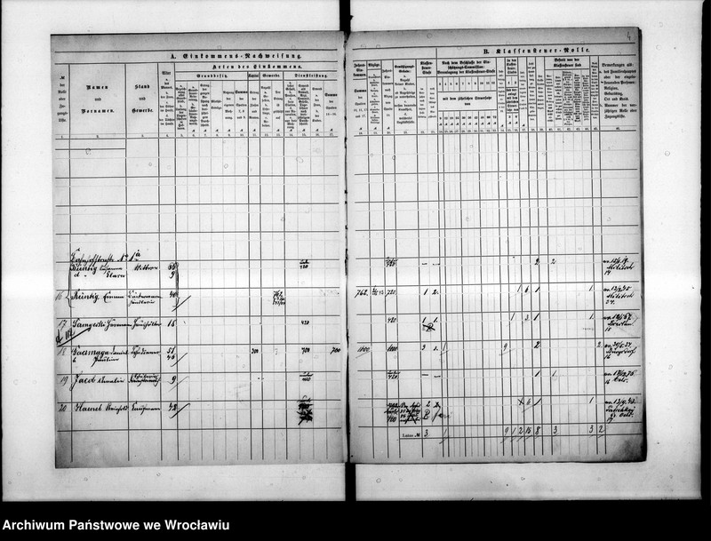 image.from.unit.number "Klassensteuerrolle nebst Eikommens - Nachweisung"
