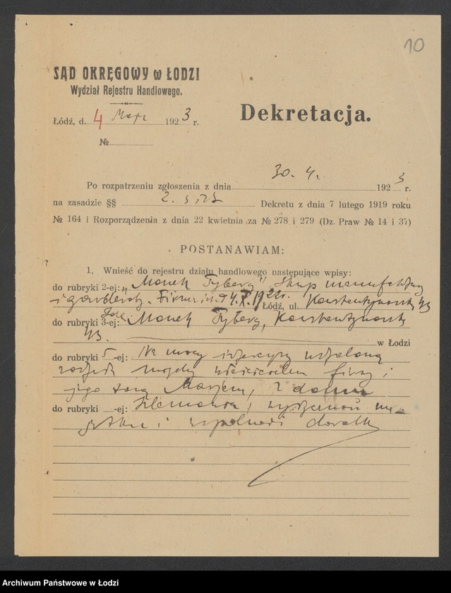 Obraz 12 z jednostki "Moszek Fryberg- skup manufaktury i garderoby"