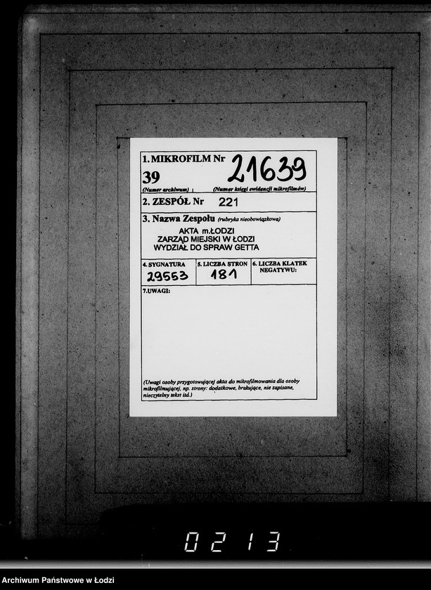 Obraz 2 z jednostki "J 1801-1820 [Wnioski Żydów z Getta o zwrot należności za towar wzięty na kredyt]"