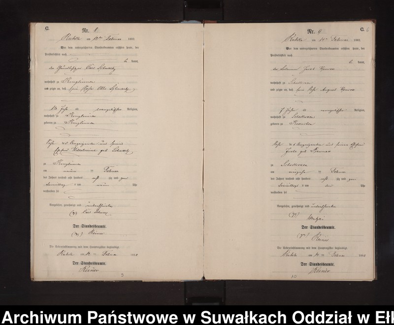 image.from.unit.number "Sterbe-Neben-Register des Preussischen Standes-Amtes Stasswinnen Kreis Loetzen"