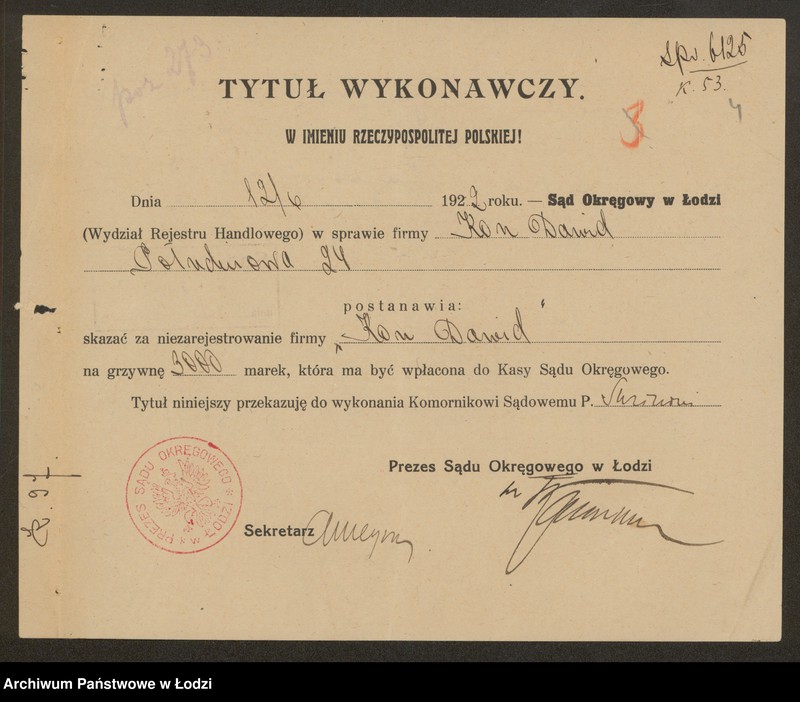 Obraz 6 z jednostki "Kon Dawid- handel szmatami"