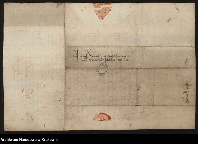 image.from.unit "Zygmunt I, król polski, odpowiadając na pismo burmistrza i rajców miasta Krakowa, zaleca im, aby wytrwale przestrzegali zakazu utrzymywania stosunków"