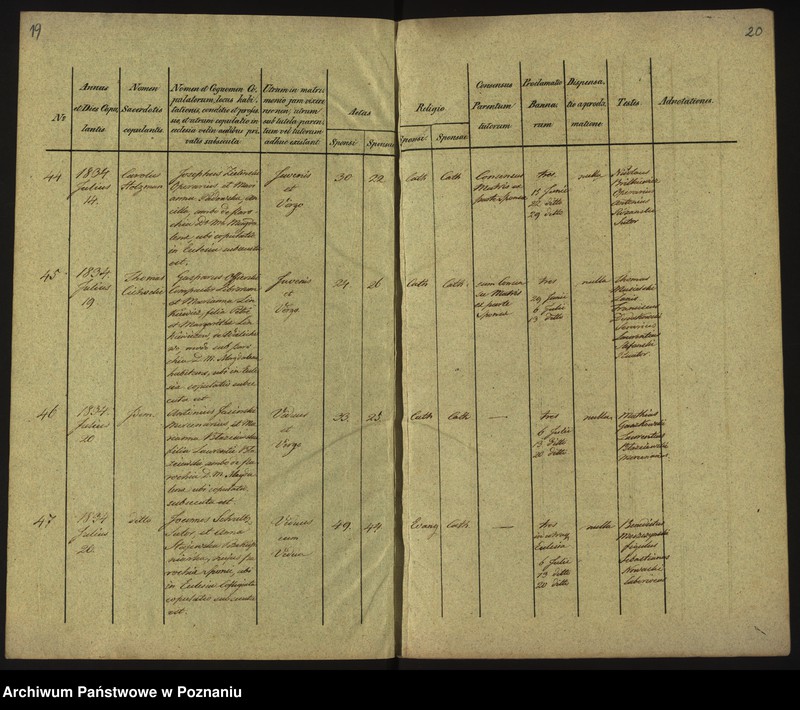 Obraz 13 z jednostki "Księga małżeństw"