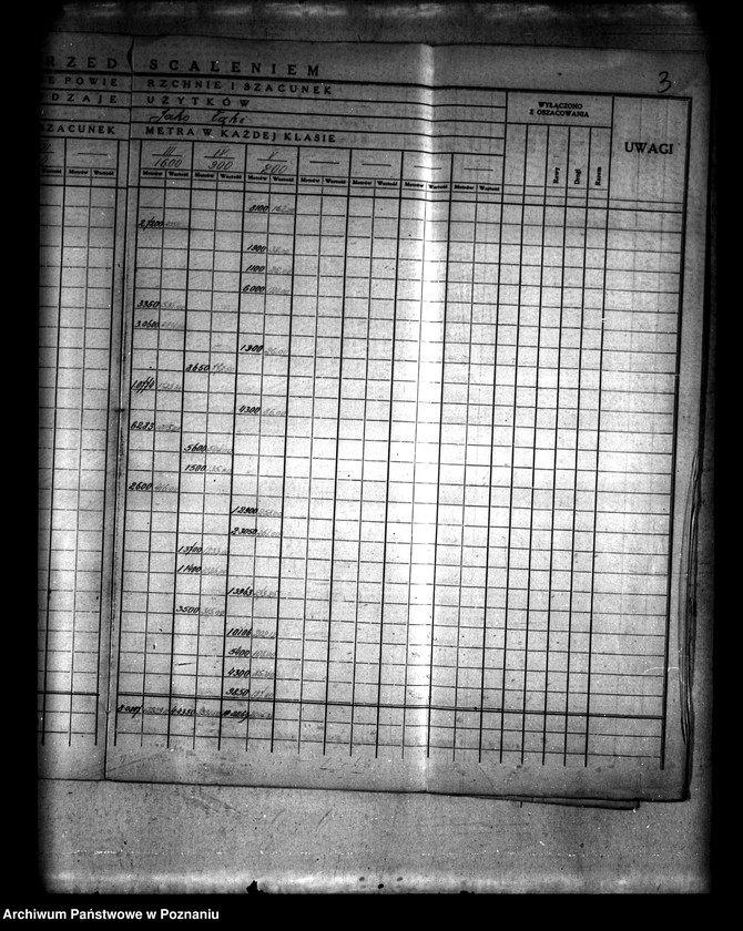 Obraz 7 z jednostki "Szczegółowe rejestry pomiarowo-szacunkowe podziału wspólnego pastwiska osady Lądek i osady Lądek Poduchowny I"