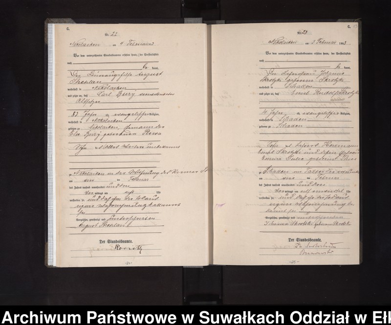 image.from.unit.number "Sterbe-Haupt-Register des Königlichen Preussischen Standes-Amtes Nikolaiken Kreis Sensburg"