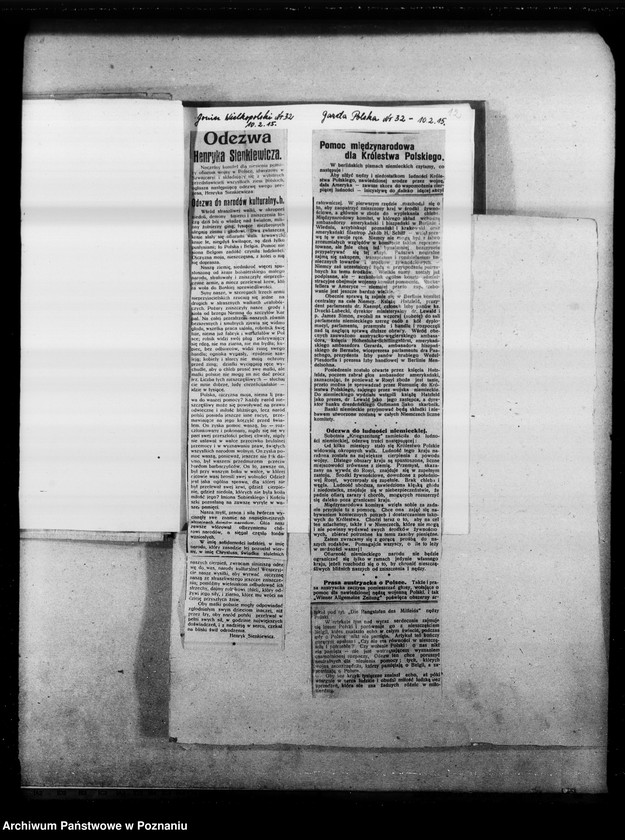 Obraz 19 z jednostki "Papież a Polska. Pomoc dla Polski [Wycinki prasowe]"