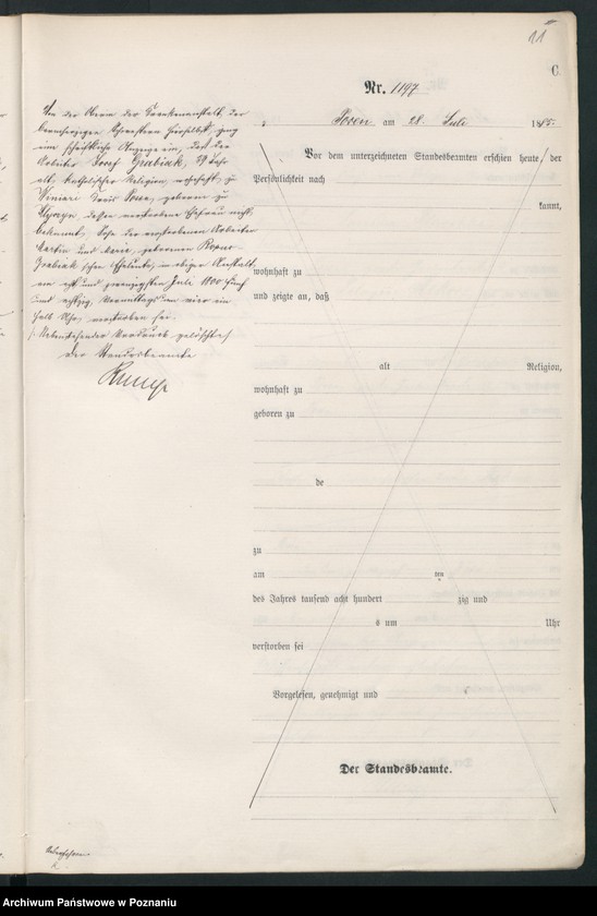 Obraz 14 z jednostki "Księga zgonów t. III"