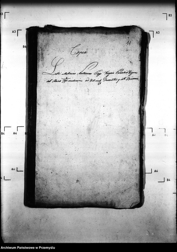 Obraz 14 z jednostki "[Kopie ksiąg metrykalnych parafii Krzywa z filią Banica (dekanat Gorlice)]"