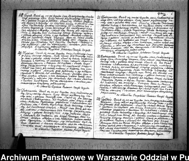 Obraz 8 z jednostki "Akta urodzeń, małżeństw i zgonów"