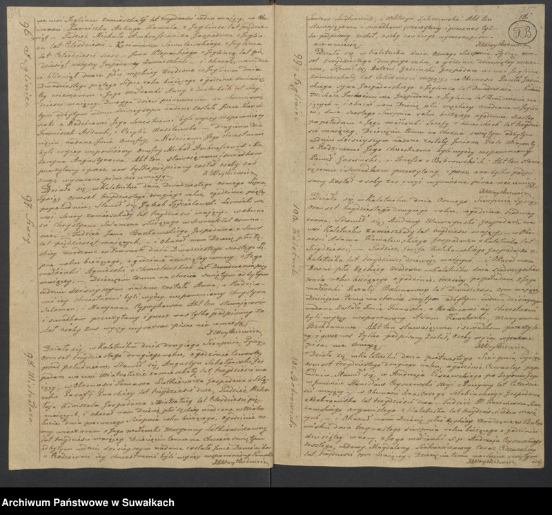 image.from.unit.number "Duplikat Aktów Urodzonych Zaślubionych i Umarłych w Parafii Kaletnickiey Roku 1832"