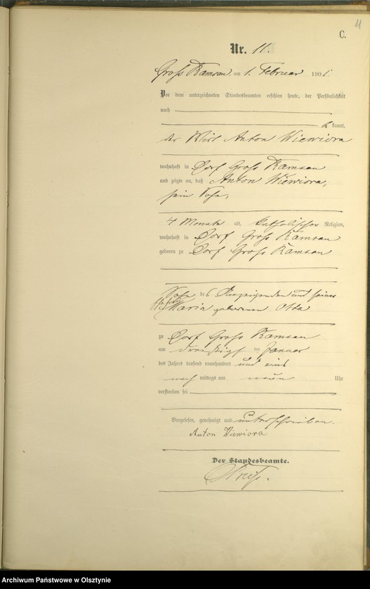 image.from.unit.number "Sterbe-Haupt-Register Nr 1 - 30 i 35 - 49"