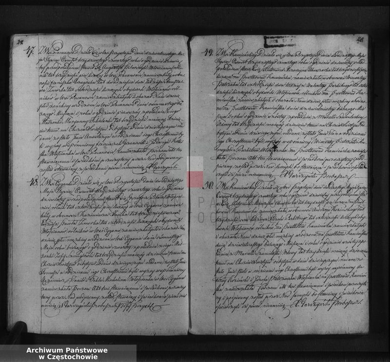 image.from.unit.number "Księga duplikat [akt] urodzonych, zaślubionych i zmarłych Parafii Przystajń z roku 1834"