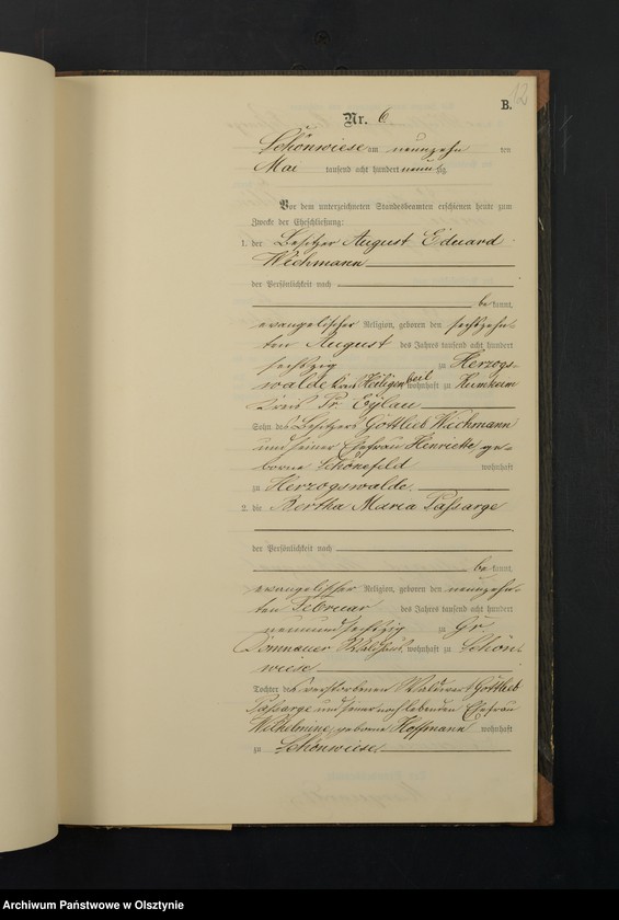 image.from.unit.number "Heiraths-Neben-Register Nr 1 - 14"