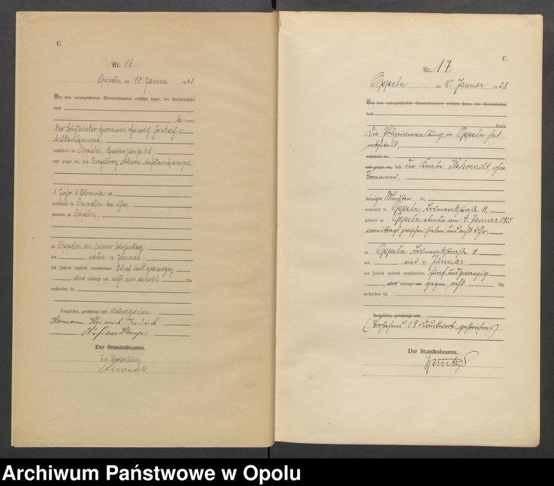 Obraz 11 z jednostki "[Rejestr zgonów] 1925 Tom I Nr 1-449"