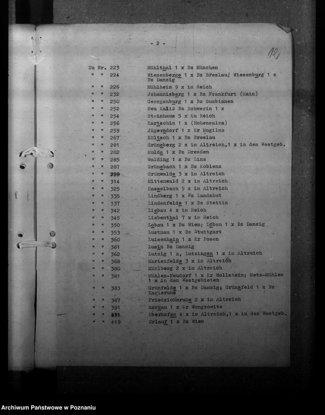 Obraz 16 z jednostki "Ortsnamenänderung - Kreis Warthbrücken (Koło)"