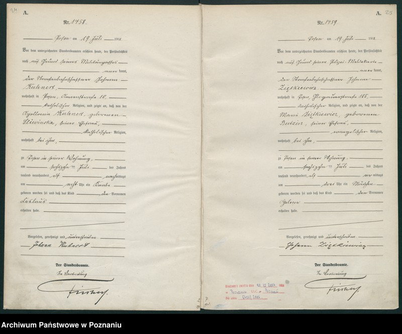 Obraz 15 z jednostki "Księga miejscowa urodzeń tom IV [Rejestr główny urodzeń]"