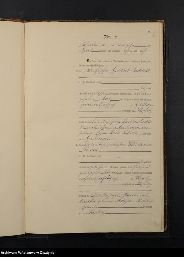 image.from.unit.number "Heiraths-Haupt-Register Nr 1 - 29"