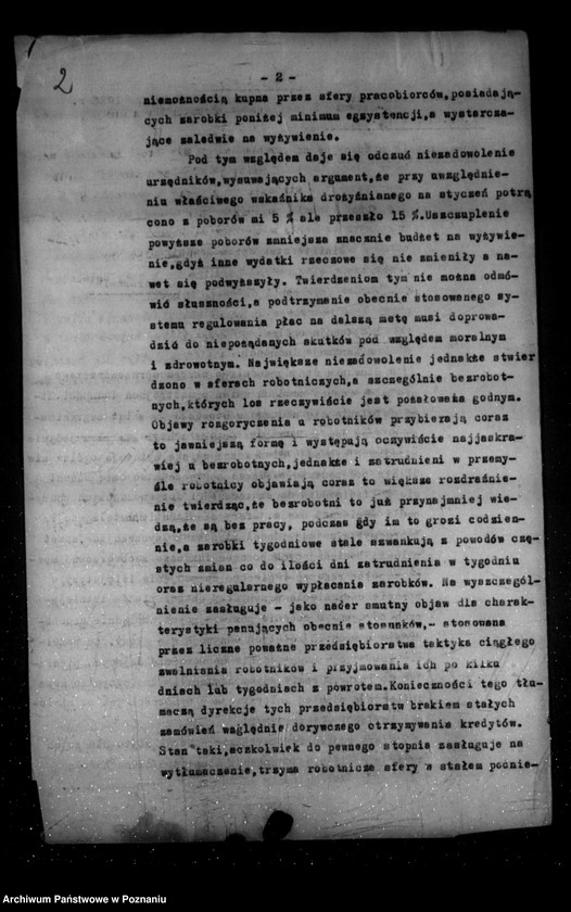 Obraz 6 z jednostki "Sprawozdania sytuacyjne miesięczne za miesiące styczeń, luty 1926 r."