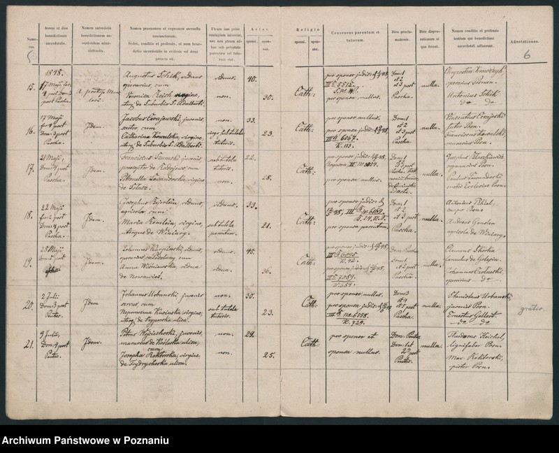 Obraz 5 z jednostki "Księga małżeństw"