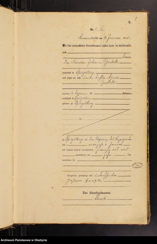 image.from.unit.number "Sterbe-Haupt-Register Nr 1-36, 1-42, 1-42, 1-37, 1-26, 1-41"