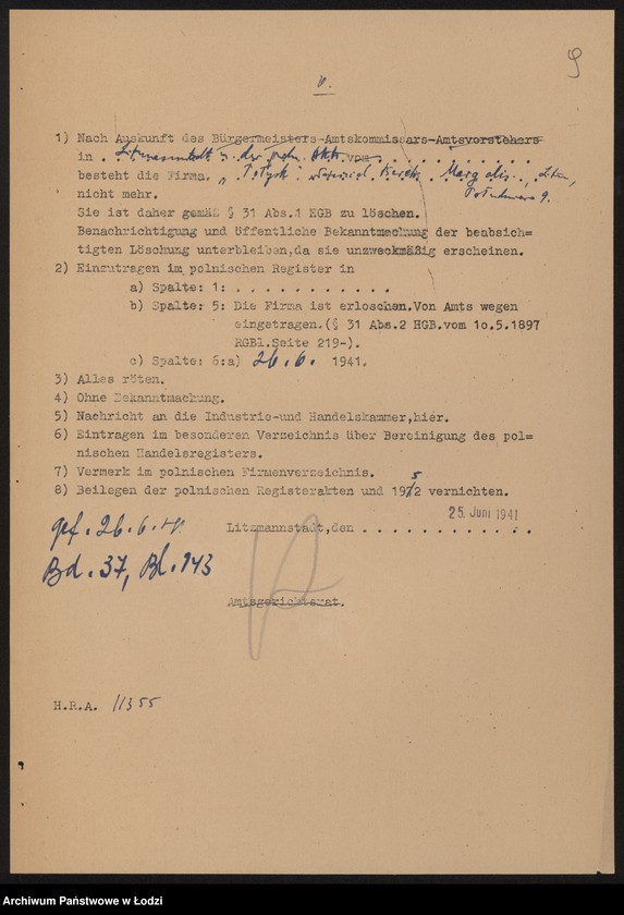 Obraz 11 z jednostki "Połysk - Berek Margolis- wyrób luster kieszonkowych i kuchennych"