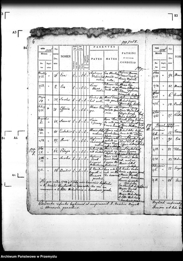 Obraz 10 z jednostki "[Kopie ksiąg metrykalnych parafii Hańczowa z filią Ropki (dekanat Gorlice)]"