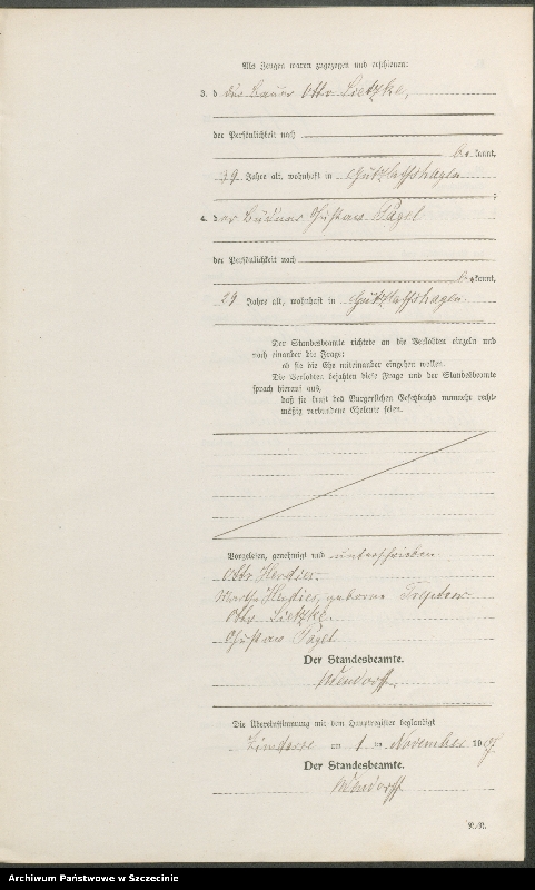Obraz 17 z jednostki "Heiratsregister"