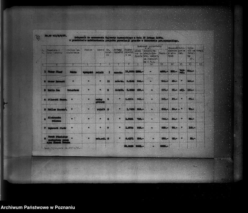 Obraz 16 z jednostki "Operat szacunkowy majątku Zebertowo powiatu wyrzyskiego"