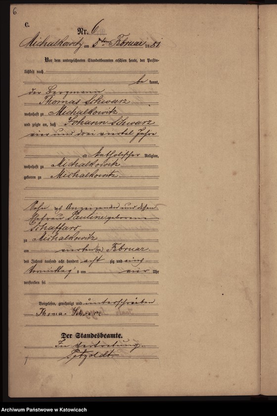 Obraz 9 z jednostki "[Księga zgonów za rok 1881, nr 1-52]"