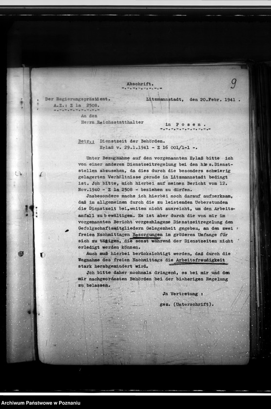 Obraz 13 z jednostki "Dienstzeit bei den Behörden"