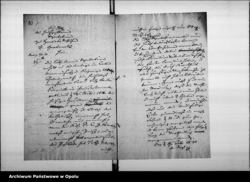 Obraz 13 z jednostki "Acta betreffend das von der verstorbenen verwitweten Salz Faktor Emmerich der hiesigen Haus Armen ausgesetzte Legat per 100 rtl. pro 1829"