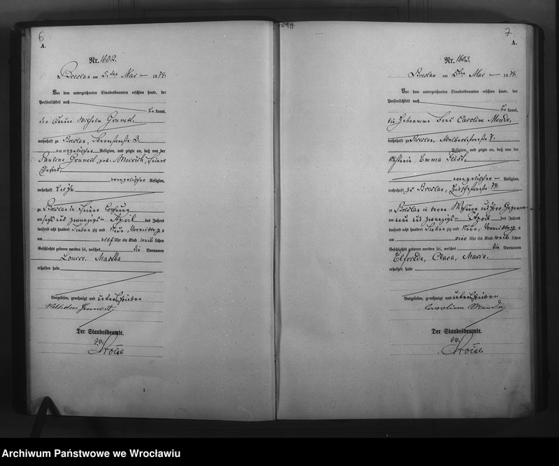 image.from.unit.number "Geburts-Haupt-Register Breslau I 1879 Band 5"