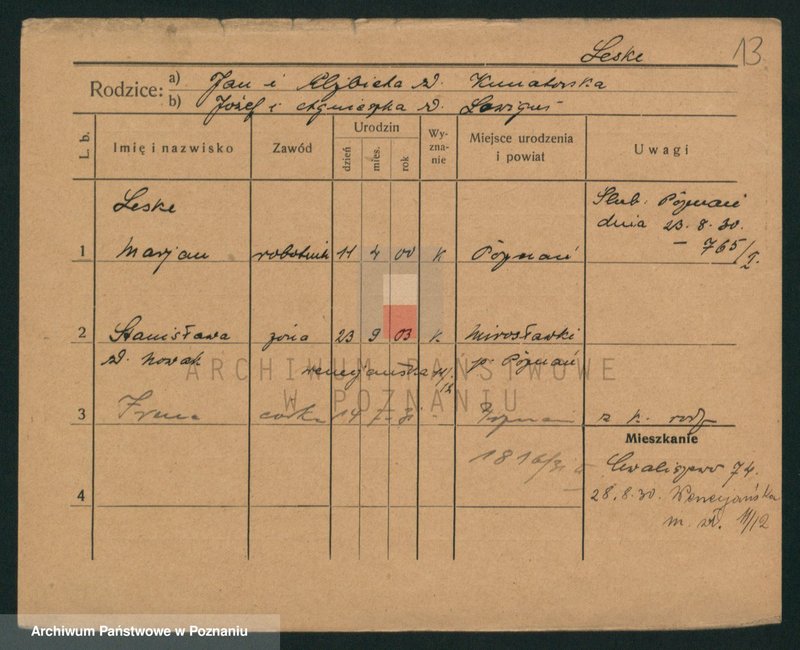 Obraz 13 z jednostki "Lesk - Leszczyszyn"